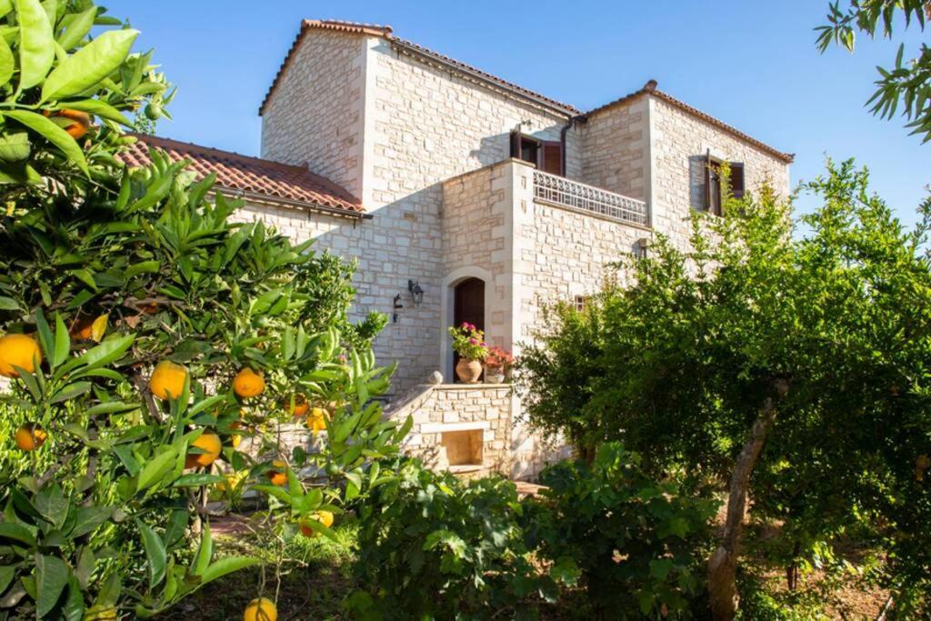 Cretan Stone Built Villa Agapi Rethymno  Exterior photo